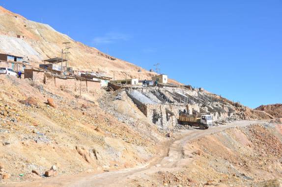 Entrada da Mina Rosário, em Potosí - Bolívia